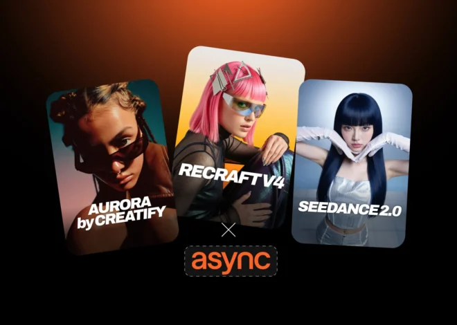 Recraft, Seedance 2.0, and Creative Aurora are now Async