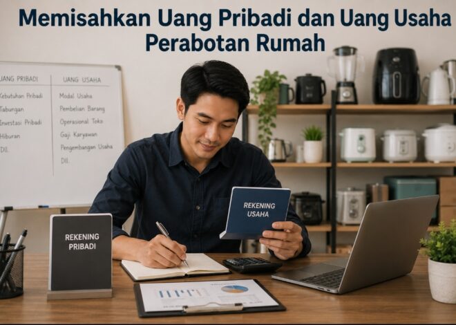 Cara Memisahkan Uang Pribadi dan Uang Usaha Perabotan Rumah
