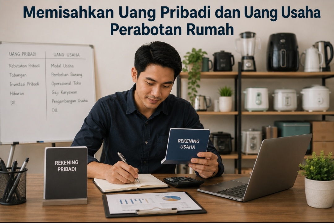 Cara Memisahkan Uang Pribadi dan Uang Usaha Perabotan Rumah