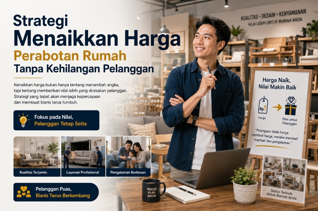 Strategi Menaikkan Harga Perabotan Rumah Tanpa Kehilangan Pelanggan